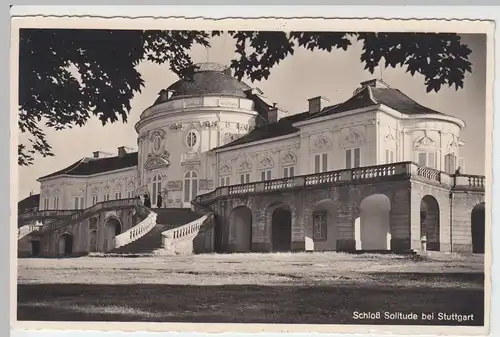 (49602) Foto AK Stuttgart, Schloss Solitude, 1941