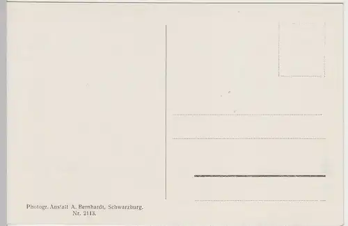 (43129) Foto AK Schwarzburg, Schloss 1920/30er