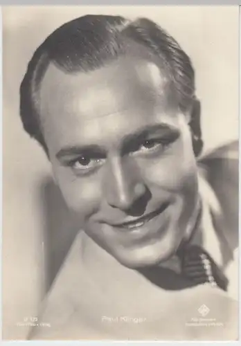 (49590) Foto AK Schauspieler Paul Klinger, Film Foto Verlag, vor 1945