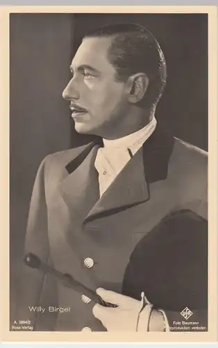 (49577) Foto AK Schauspieler Willy Birgel, Ross Verlag, vor 1945