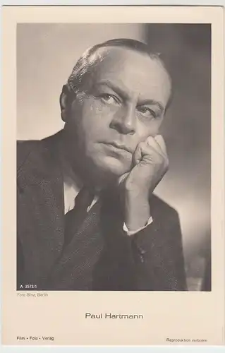 (49574) Foto AK Schauspieler Paul Hartmann, Film Foto Verlag, vor 1945