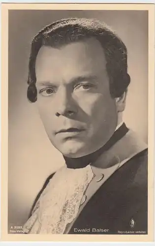 (49571) Foto AK Schauspieler Ewald Balser, Ross Verlag, vor 1945