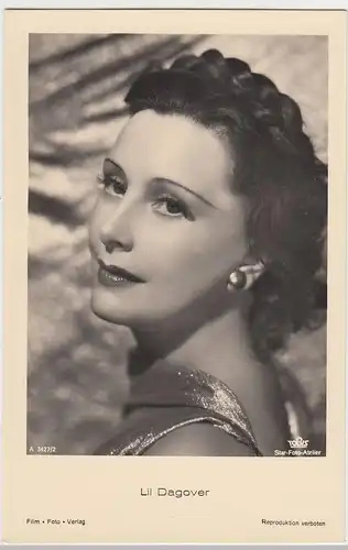 (49564) Foto AK Schauspielerin Lil Dagover, Film Foto Verlag, vor 1945