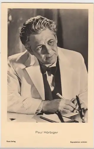 (49560) Foto AK Schauspieler Paul Hörbiger, Ross Verlag, vor 1945