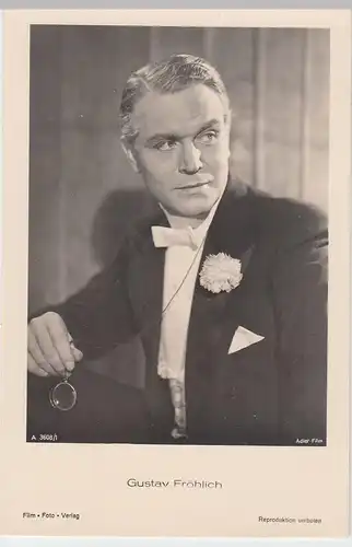 (49557) Foto AK Schauspieler Gustav Fröhlich, Film Foto Verlag, vor 1945