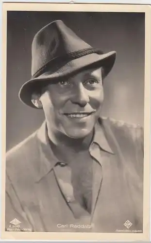 (49556) Foto AK Schauspieler Carl Raddatz, Film Foto Verlag, vor 1945