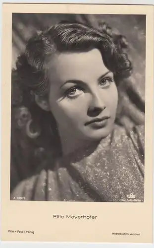 (49530) Foto AK Schauspielerin Elfie Mayerhofer, Film Foto Verlag, vor 1945