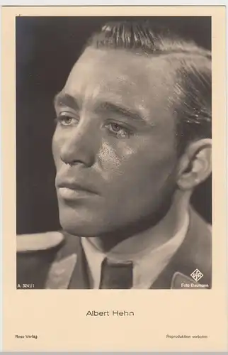 (49517) Foto AK Schauspieler Albert Hehn, Ross Verlag, vor 1945