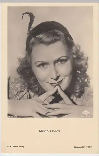 (49506) Foto AK Schauspielerin Marte Harell, Film Foto Verlag, vor 1945