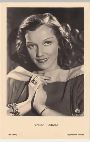 (49467) Foto AK Schauspielerin Kirsten Heiberg, Ross Verlag, vor 1945