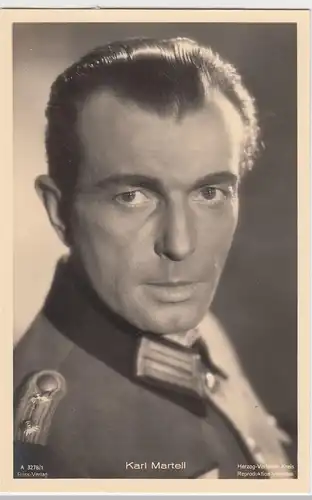 (49466) Foto AK Schauspieler Karl Martell, Ross Verlag, vor 1945