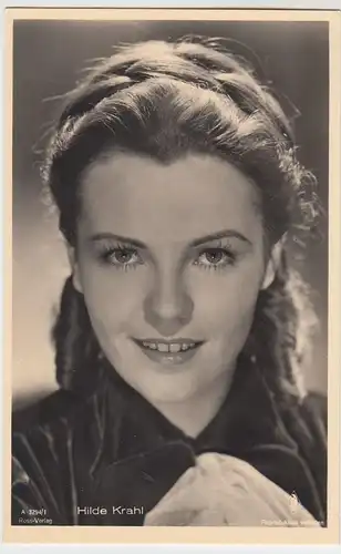 (49464) Foto AK Schauspielerin Hilde Krahl, Ross Verlag, vor 1945