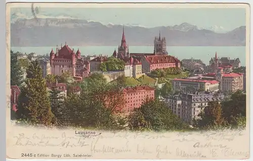 (49360) AK Lausanne, Totale, 1907