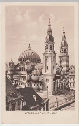 (49309) AK Sibiu (Hermannstadt), Kathedrale, vor 1945