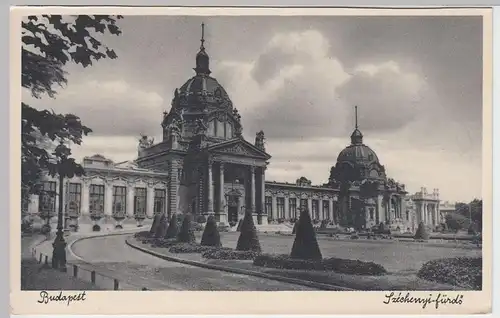 (48816) AK Budapest, Széchenyi-Heilbad, vor 1945