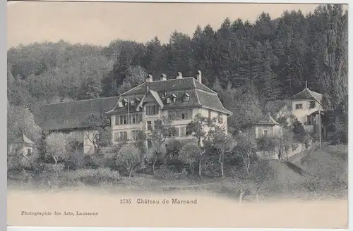 (48792) AK Marnand VD, Schloss, vor 1905