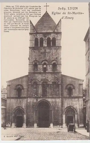 (48783) AK Lyon, Eglise de St-Martin-d'Ainay, vor 1945