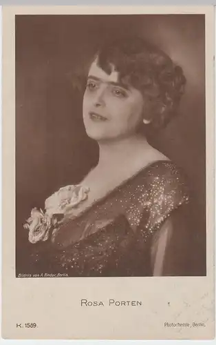 (48748) Foto AK Schauspielerin Rosa Porten, vor 1945