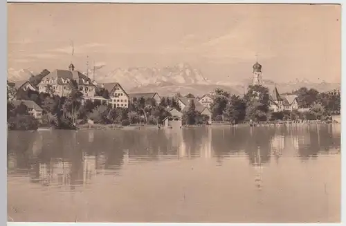 (48730) AK Seeshaupt, Starnberger See, Zugspitze 1930
