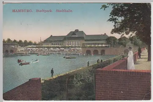 (48688) AK Hamburg, Stadtpark, Stadthalle 1927