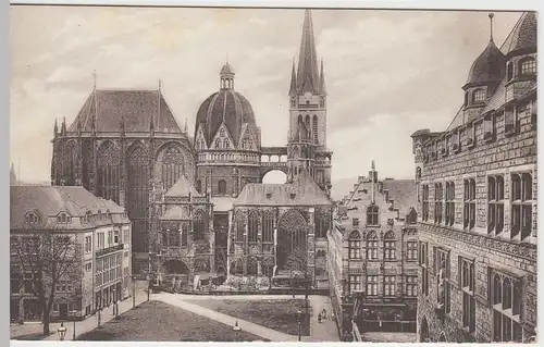 (48663) AK Aachen, Dom, Nordseite, vor 1945