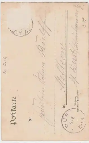(48657) AK Partie im Bodetal, Harz, bis um 1905
