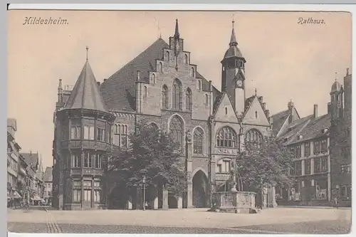 (48648) AK Hildesheim, Rathaus, vor 1945