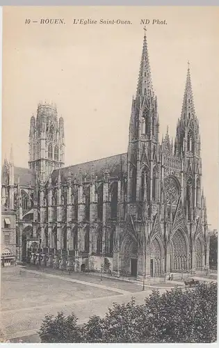 (48631) AK Rouen, Kirche, Eglise Saint-Ouen 1940