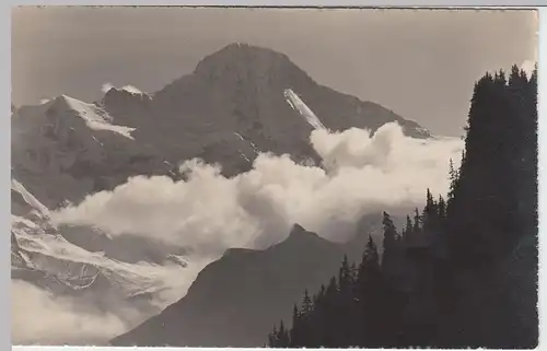 (48601) Foto AK Mürren, Winteregg, Lauterbrunnen, Breithorn