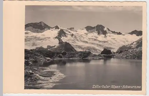 (48560) Foto AK Zillertaler Alpen, Schwarzsee