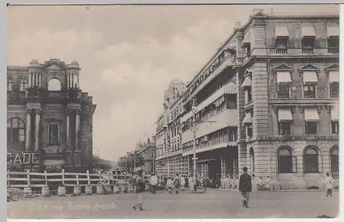 (48526) AK Colombo Fort, Victoria Arcade, GOH Gebäude, vor 1945