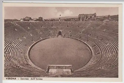 (48496) AK Verona, Arena, vor 1945