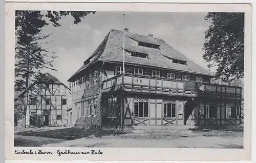 (48213) AK Einbeck, Gasthaus zur Hube