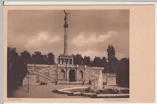 (47938) AK München, Friedensengel, vor 1945