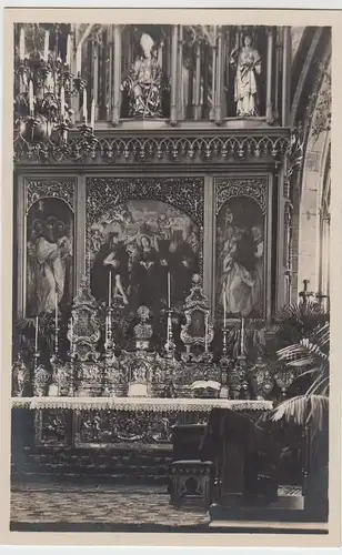 (47342) Foto AK Freiburg im Breisgau, Münster, Hochaltar, vor 1945