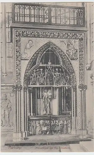 (47336) AK Marburg, Lahn, Elisabethkirche, Mausoleum 1916