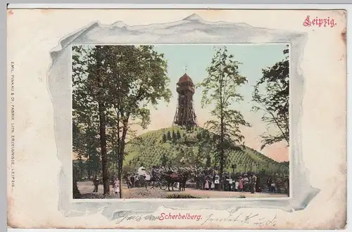 (47287) AK Leipzig, Rosentalturm, Litho. 1900