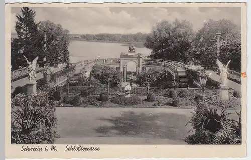 (47226) AK Schwerin, Meckl., Schlossterrasse 1941