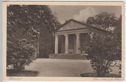 (47153) AK Weimar, Park an der Ilm, Römisches Haus, bis 1926