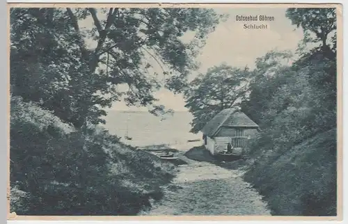 (47150) AK Göhren, Rügen, Schlucht 1928