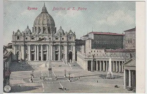 (47125) AK Vatikan, Basilica di San Pietro, Petersdom, vor 1945