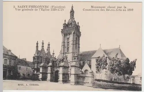 (47114) AK Saint-Thegonnec, Kirche Notre-Dame, vor 1945