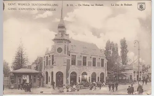 (47089) AK Gent, Gand, Weltausstellung, Au Duc de Brabant 1913