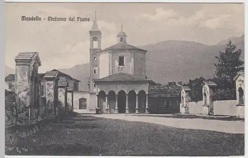 (47085) AK Mandello del Lario, Lago di Como, Madonna del Fiume, vor 1945
