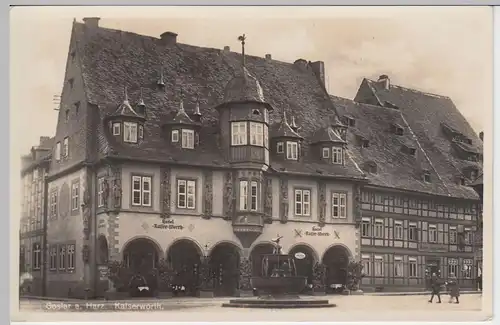 (47017) Foto AK Goslar, Kaiserworth, Apotheke, vor 1945