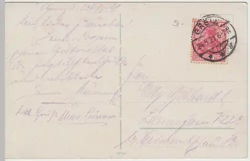 (46797) AK Göltzschtalbrücke b. Netzschkau, 1921