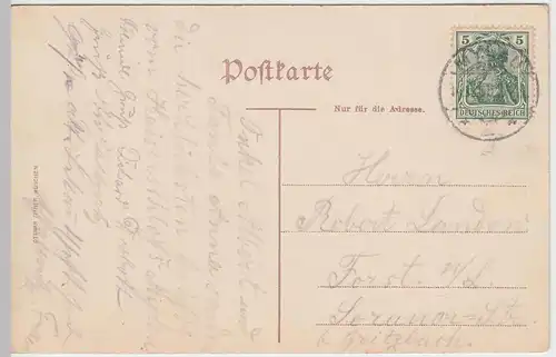 (46733) AK Plauen-Jocketa, Elstertalbrücke, 1909