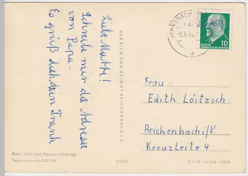 (46692) AK Vogtlandbrücken, Mehrbildkarte, 1962