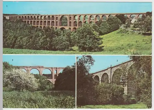 (46675) AK Vogtland, Göltzschtalbrücke, Elstertalbrücke, Syratalbrücke, 1983