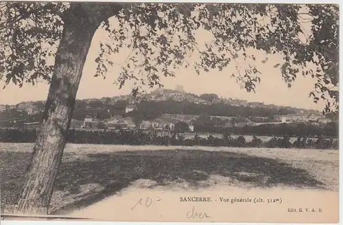 (46632) AK Sancerre, vue générale, vor 1945